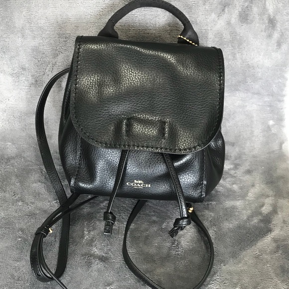 coach kenley backpack in signature canvas with stripe